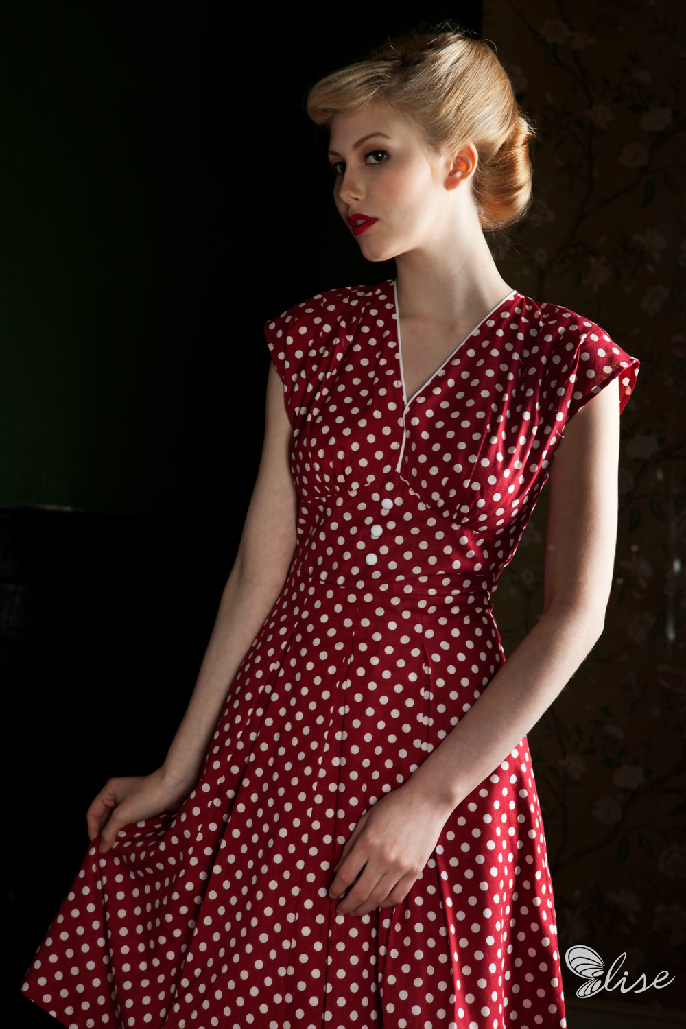 red polka dot dress australia