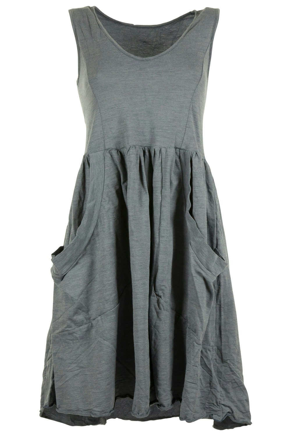 Mesop clothing online Light Wool Gather Pocket Dress - Womens Knee