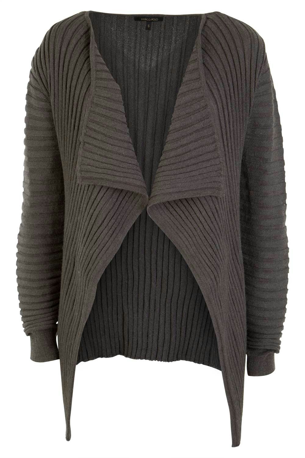 Marco Polo clothing Self Stripe L/S Cardi - Womens Cardigans at ...
