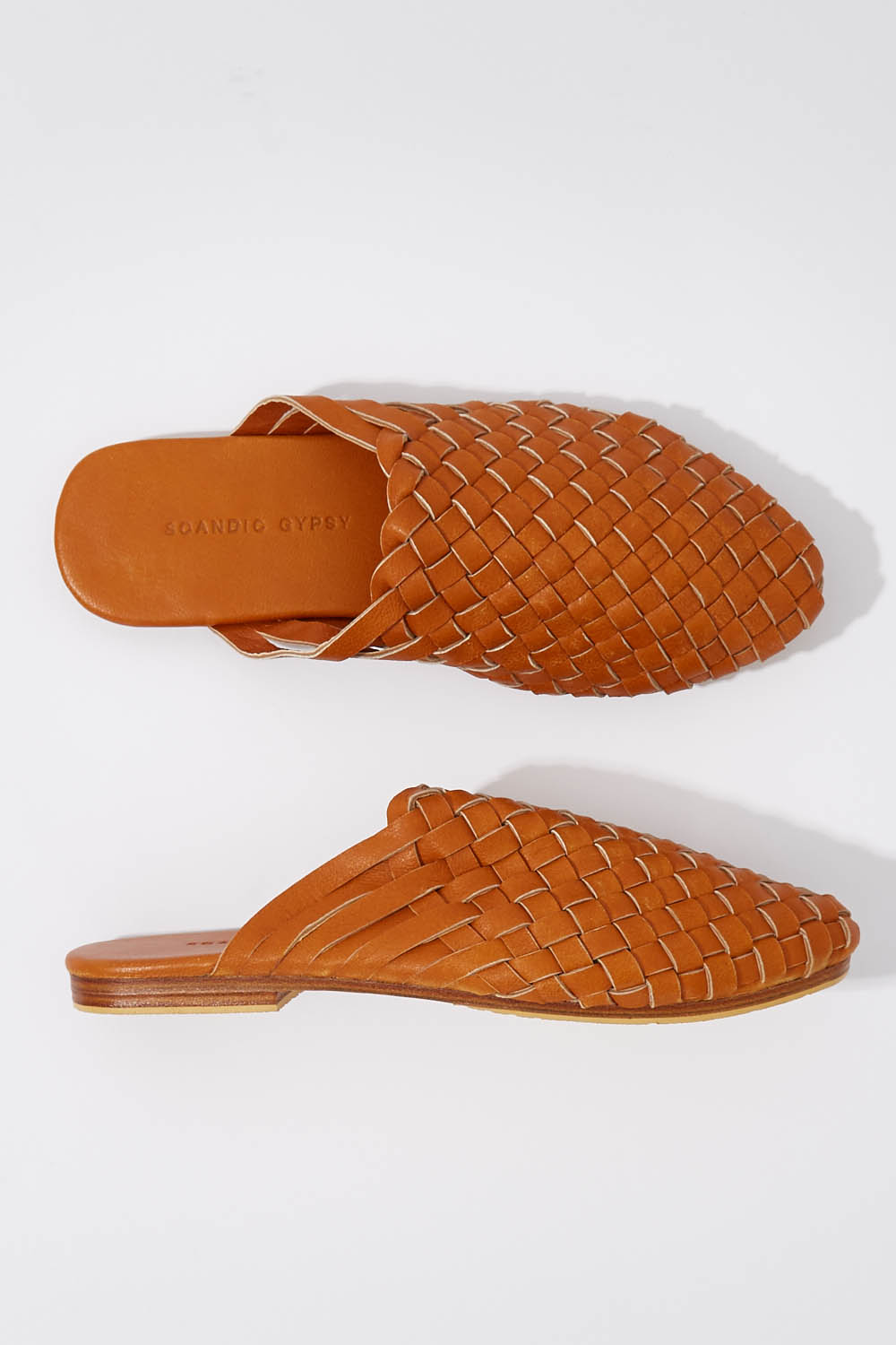 woven mule slides