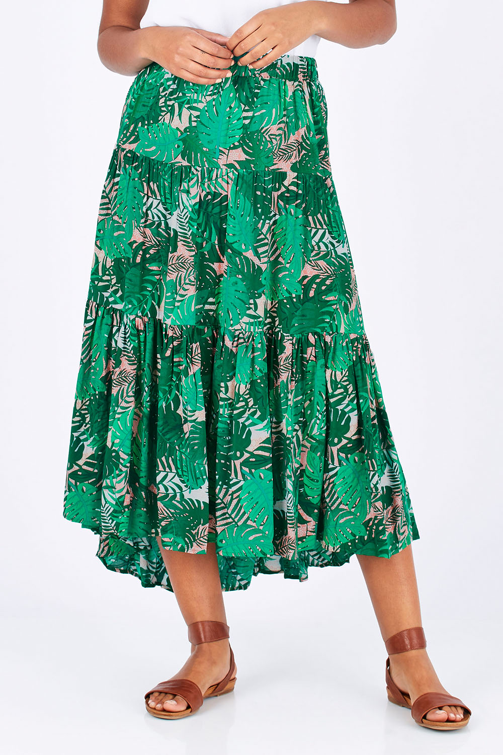 tropicana midi skirt